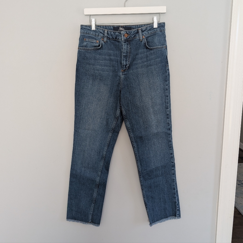 Boden Women's High-Rise Cropped Jeans - Medium Blue